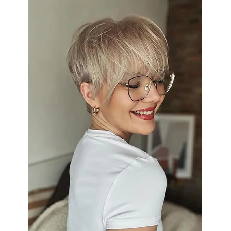 6" Boycuts Synthetic Straight Short Wig For Women