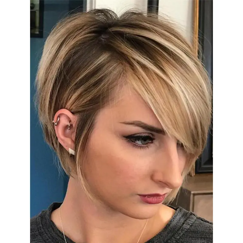 8" Bobs Synthetic Straight Short Hair Styles Bob