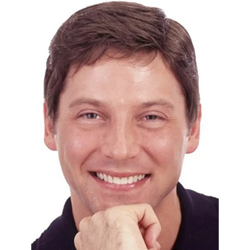 Flexibility Auburn Straight Short Men Wigs