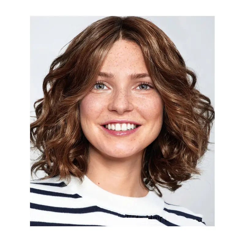 Flexibility Wigs Wavy Monofilament 12" Synthetic Wigs