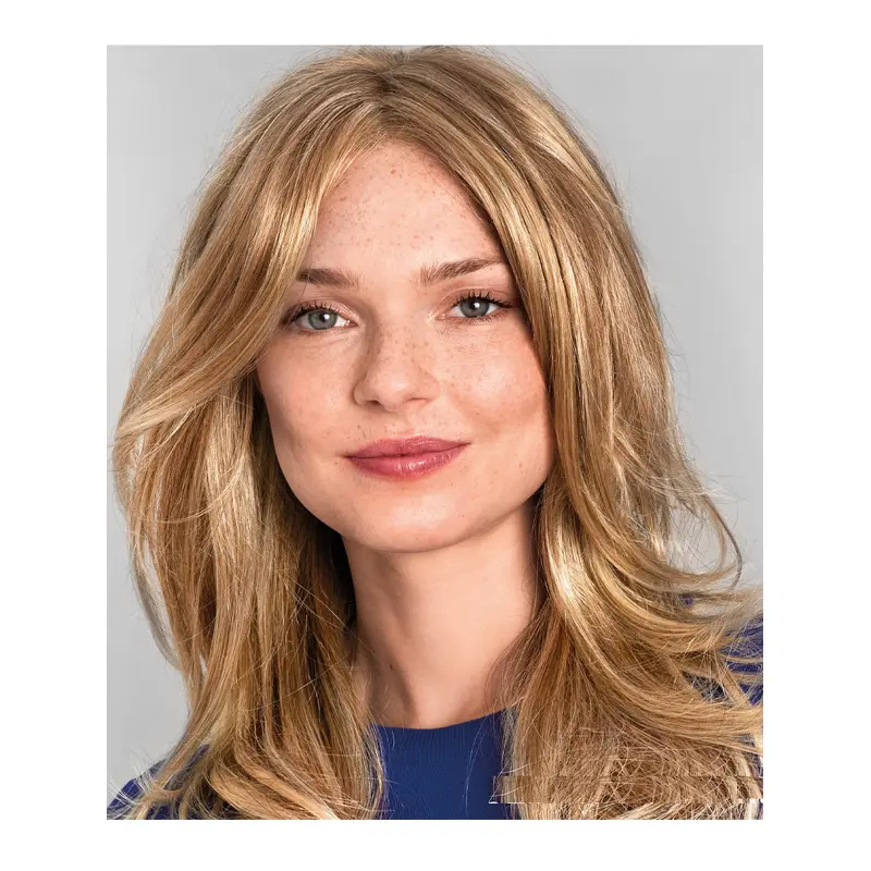 Mono Wigs Blonde Long Wavy Layered Wigs