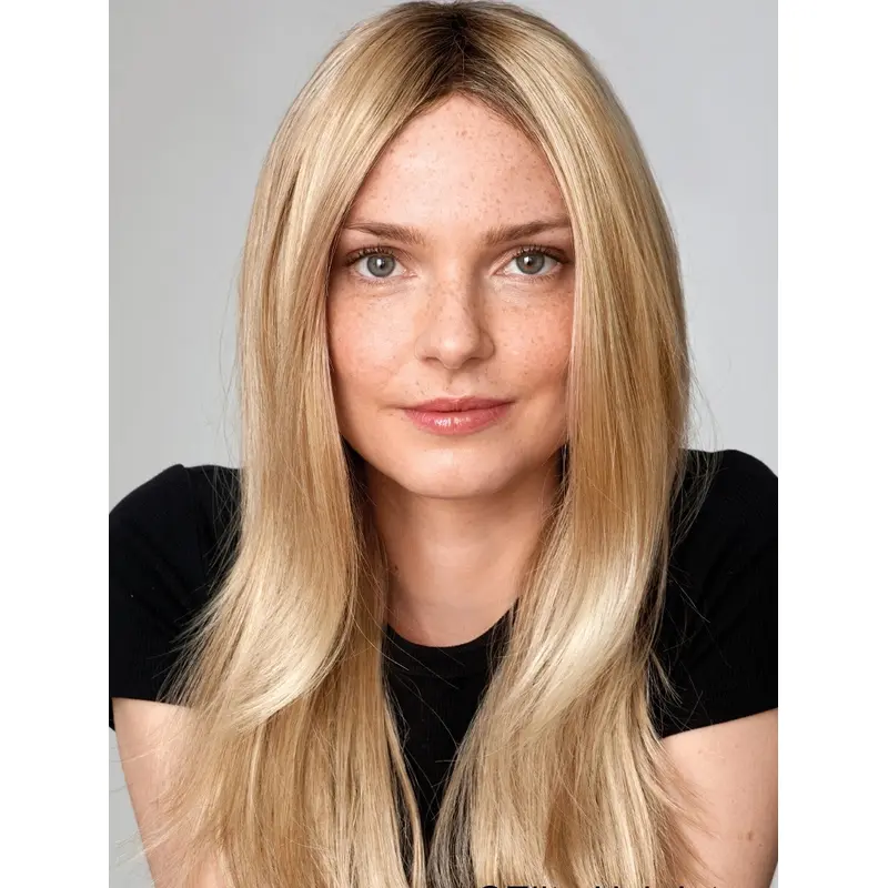 Natural Image Wigs 18" Synthetic Straight Without Bangs Wigs