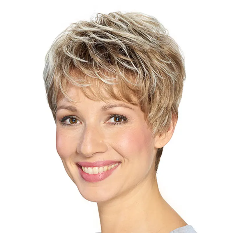 Wavy Boycuts Capless 8" Ombre/2 Tone Synthetic Wigs Online