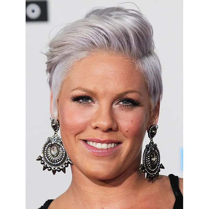 Boycuts Synthetic Monofilament Straight Short Hairstyles
