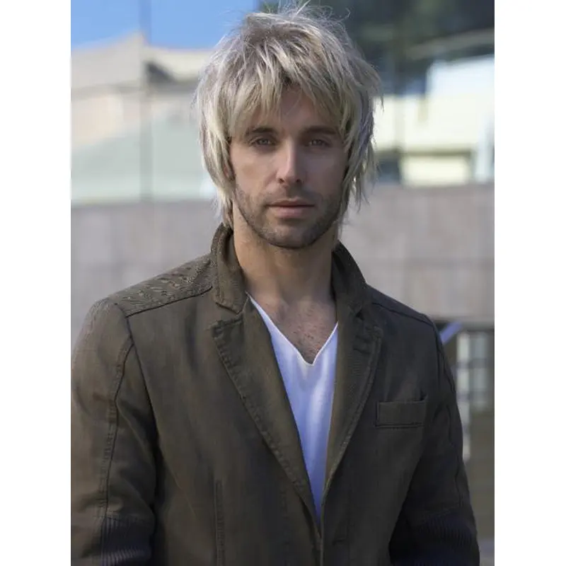 High Quality Straight Capless Short Men Wigs