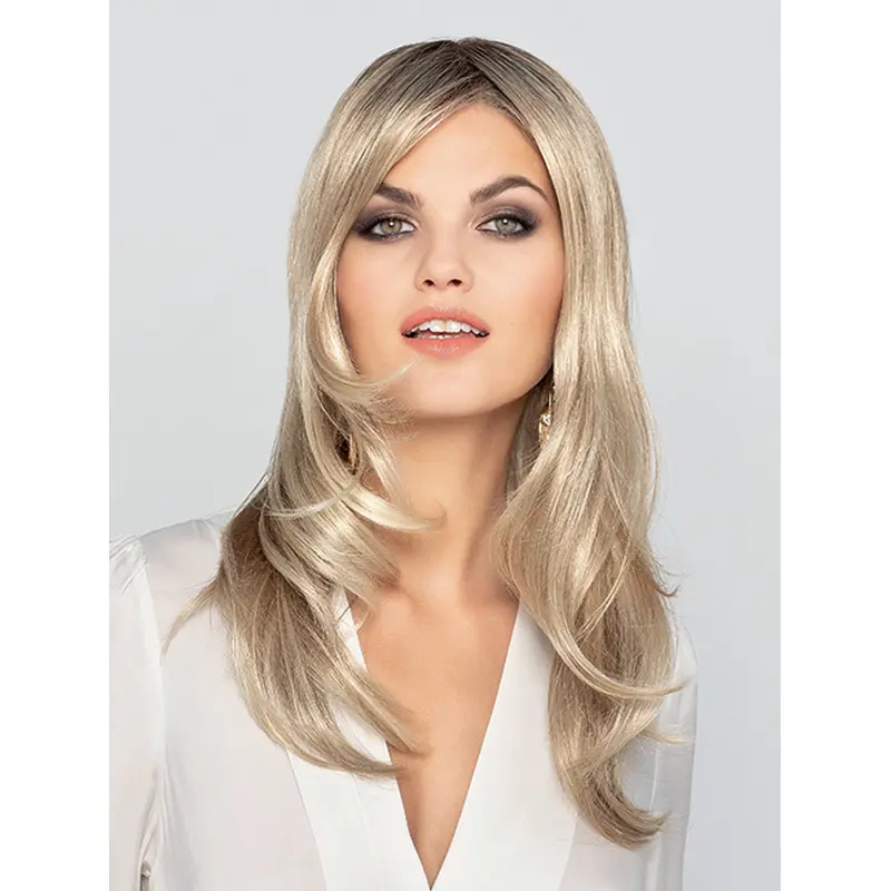Layered High Quality Synthetic Long Wavy Blonde Hand Tied Wigs