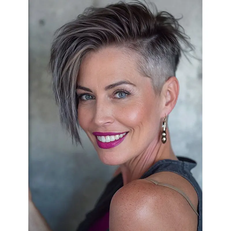 Boycuts Synthetic Lace Front Straight Short Bob Hairstyles