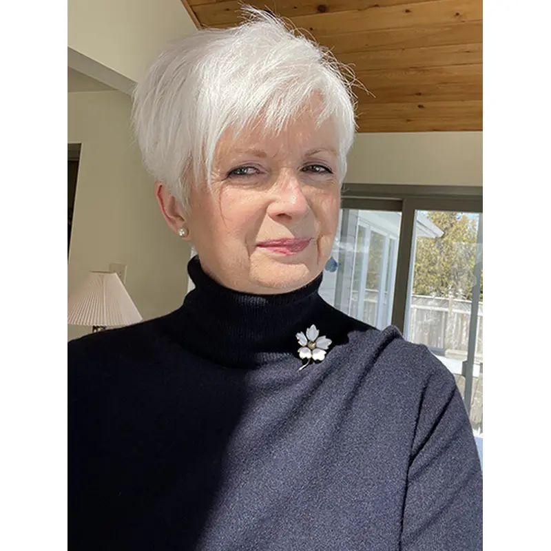 6" Short Bobs Grey Synthetic Wigs Online