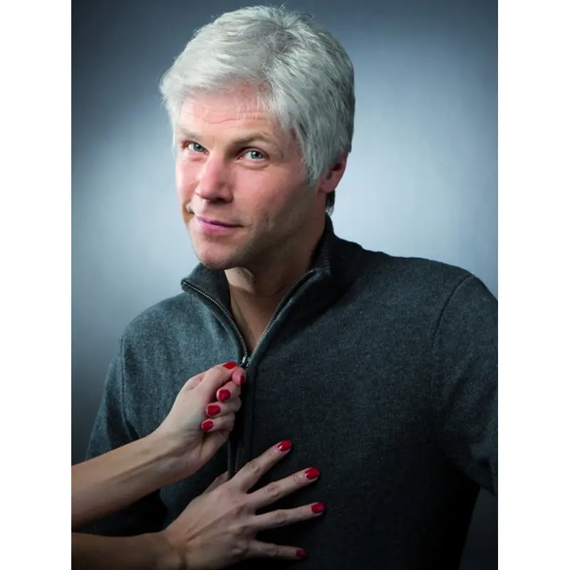 Ideal Straight Lace Front Short Men Wigs