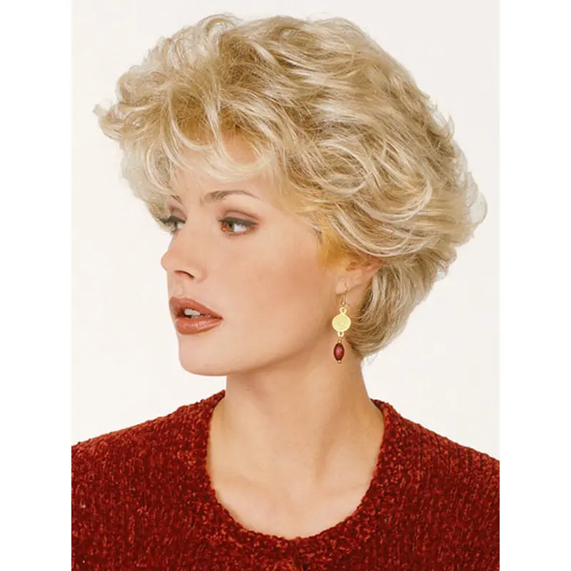Tempting Blonde Wavy Short Classic Wigs
