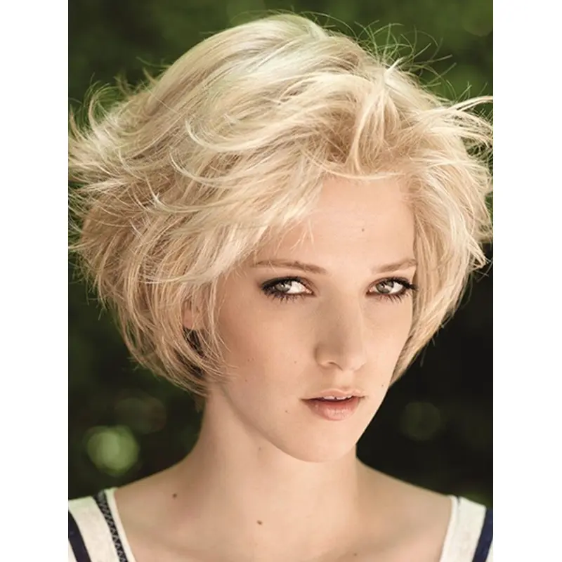Amazing Blonde Lace Front Chin Length Remy Human Lace Wigs
