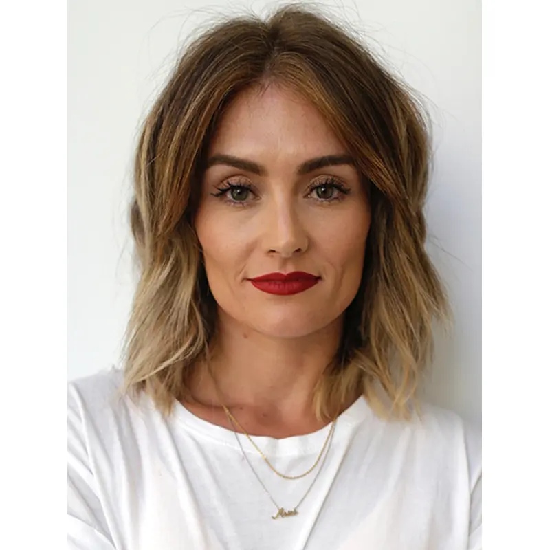 Wavy Ombre/2 Tone Bobs 12" Lace Front Wig