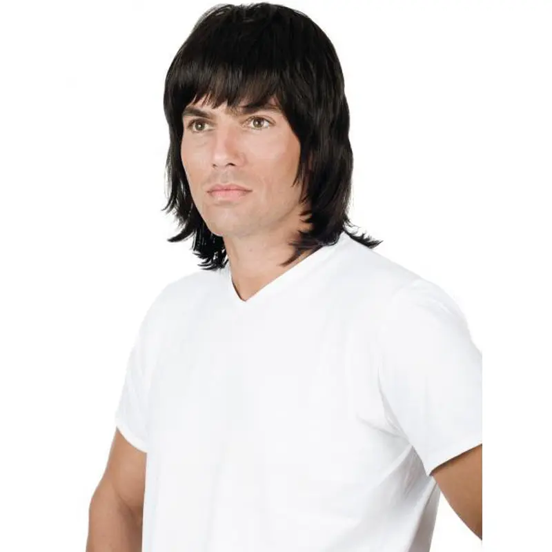 2015 Straight Full Lace Short Men Wigs