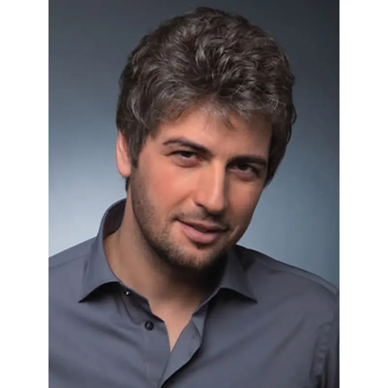 Designed Monofilament Wavy Short Men Wigs