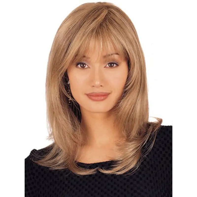 Best Blonde Lace Front Shoulder Length Remy Human Lace Wigs