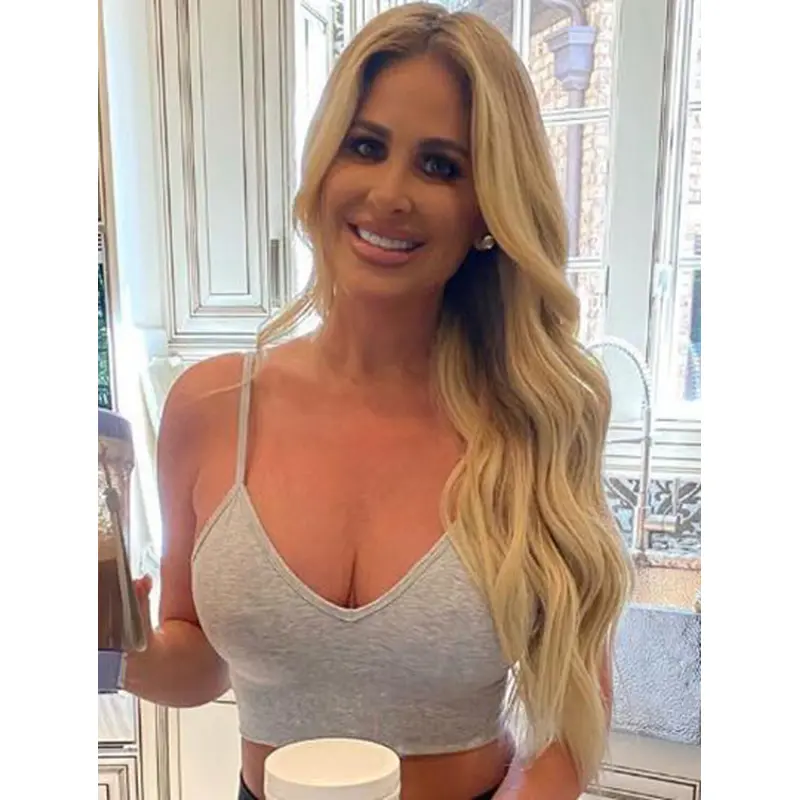 Long 26" Wavy Without Bangs Lace Front Kim Zolciak Wigs