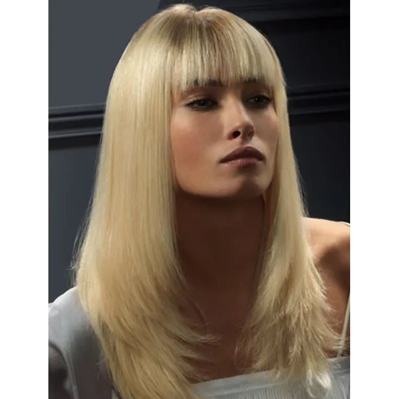Blonde Lace Front Remy Human Hair Wholesome Long Wigs