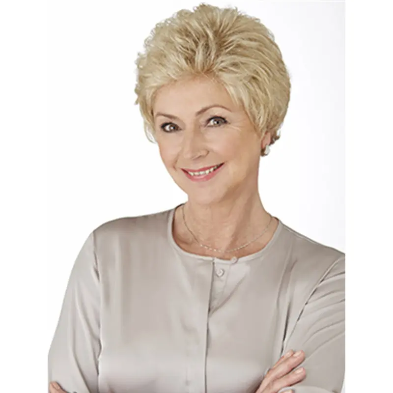 Trendy Short Curly 4" Grey Wigs