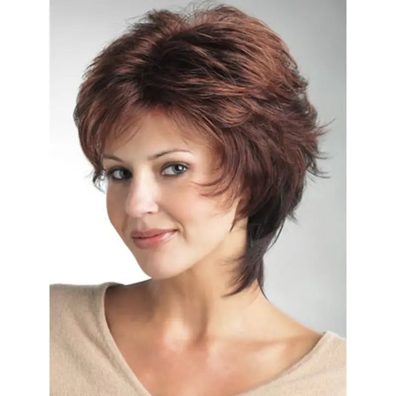 Flexibility Monofilament Straight Short Classic Wigs