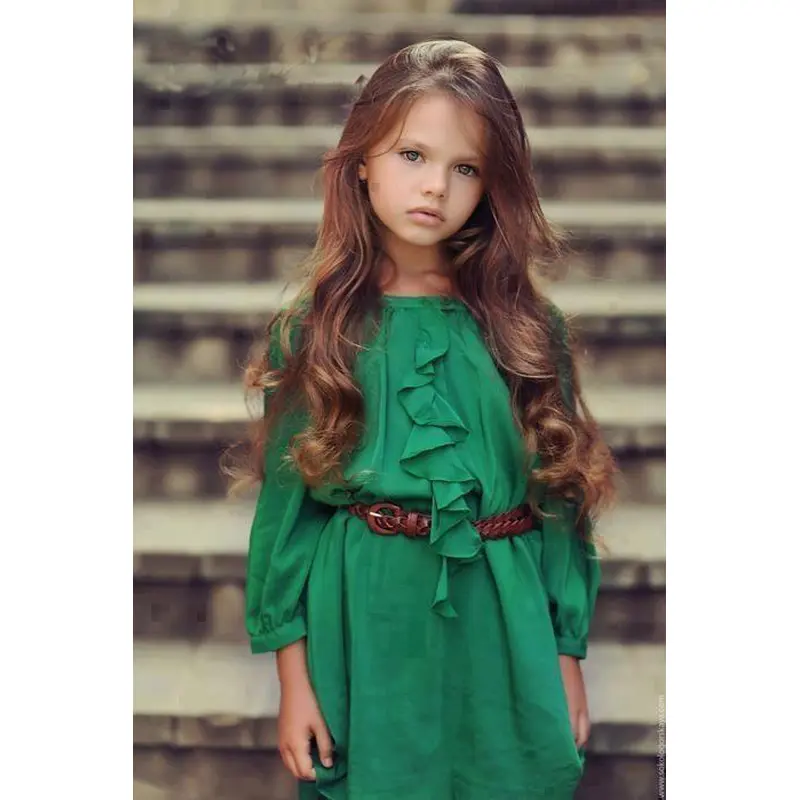 Braw Auburn Wavy Long Kids Wigs