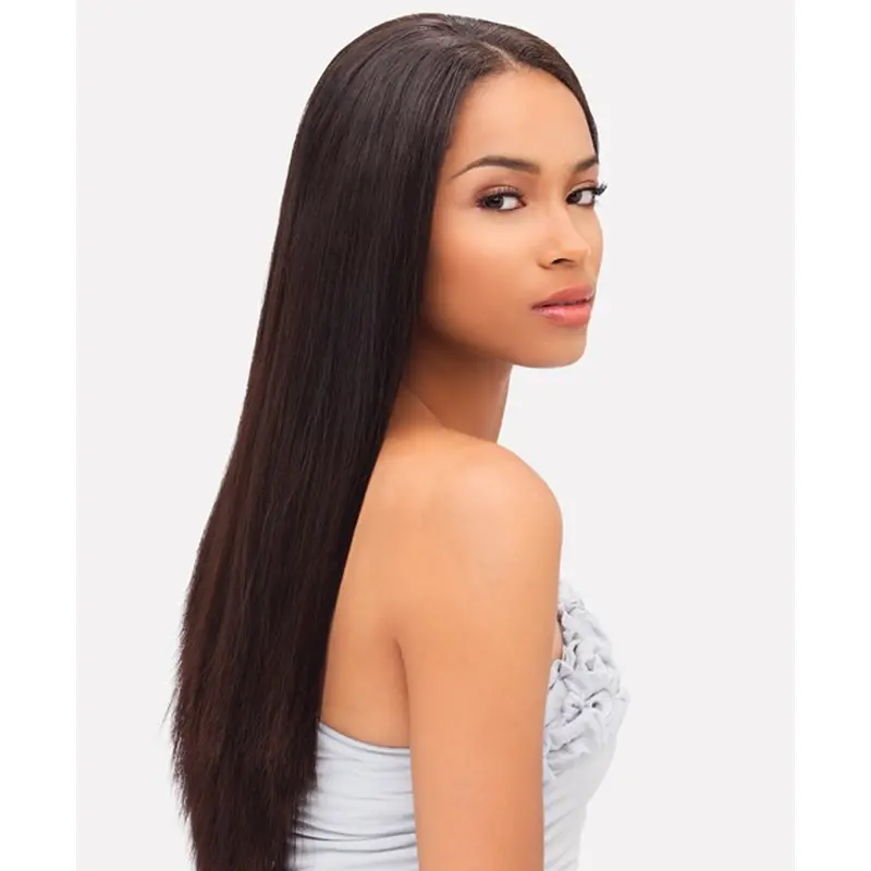 Unique Indian Remy Hair Auburn Straight Long Wigs