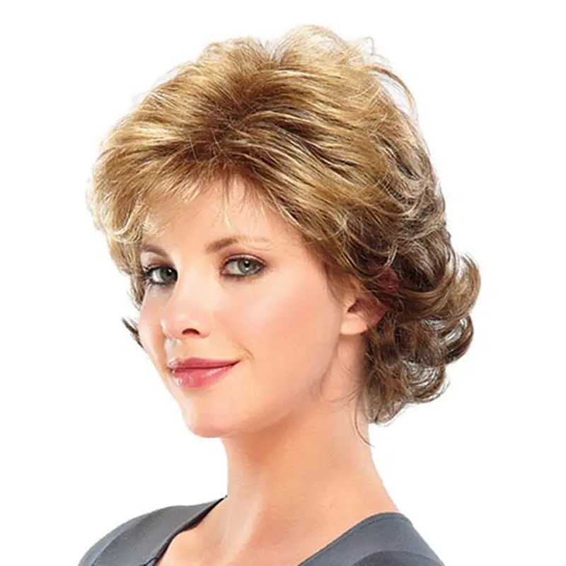Discount Blonde Curly Short Classic Wigs