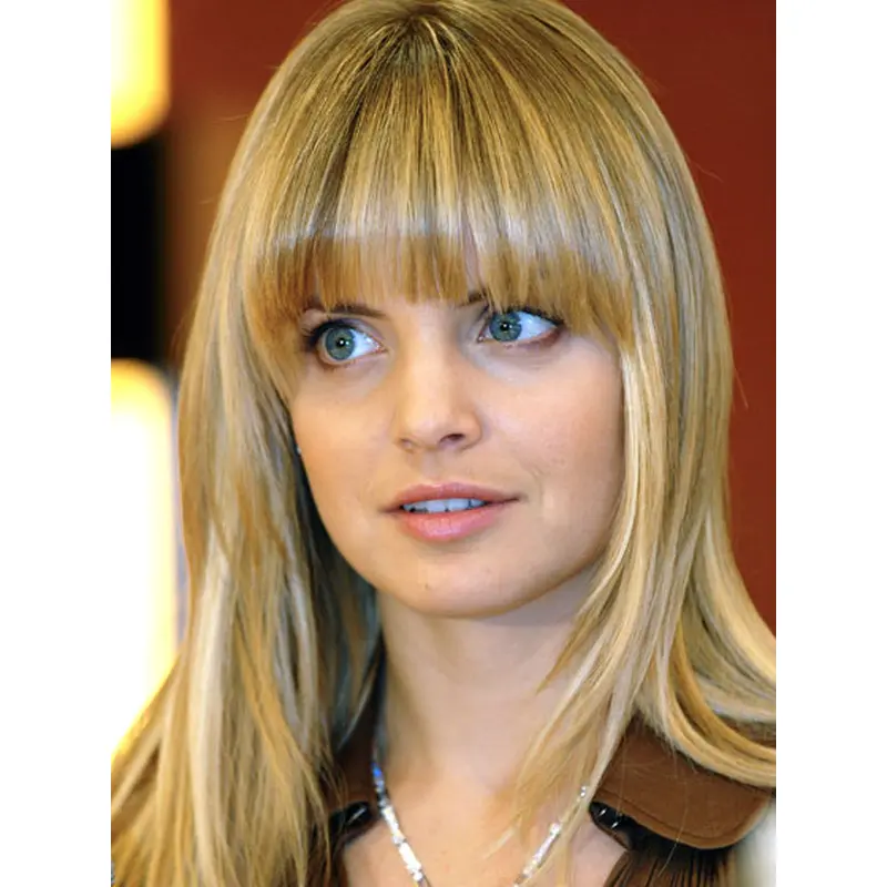 Blonde Straight Synthetic Polite Long Wigs