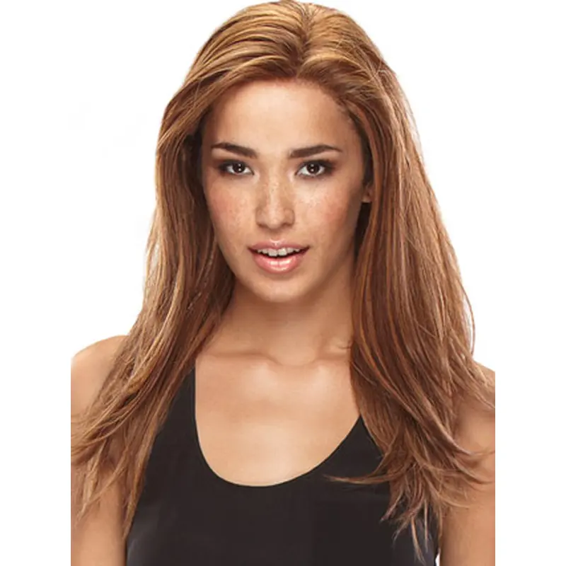 Mature Monofilament Straight Long Full Lace Wigs