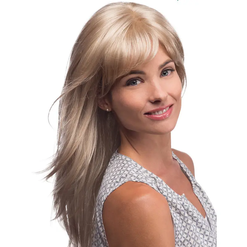Amazing Blonde Lace Front Remy Human Hair Long Wigs