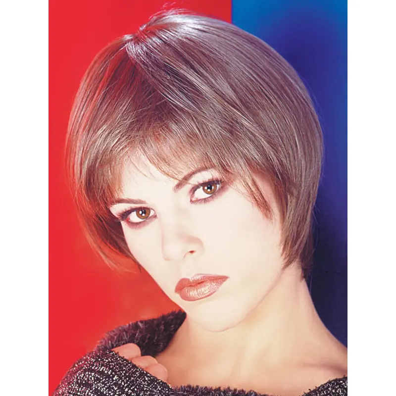 Synthetic Short Straight Brown Ideal Classic Wigs
