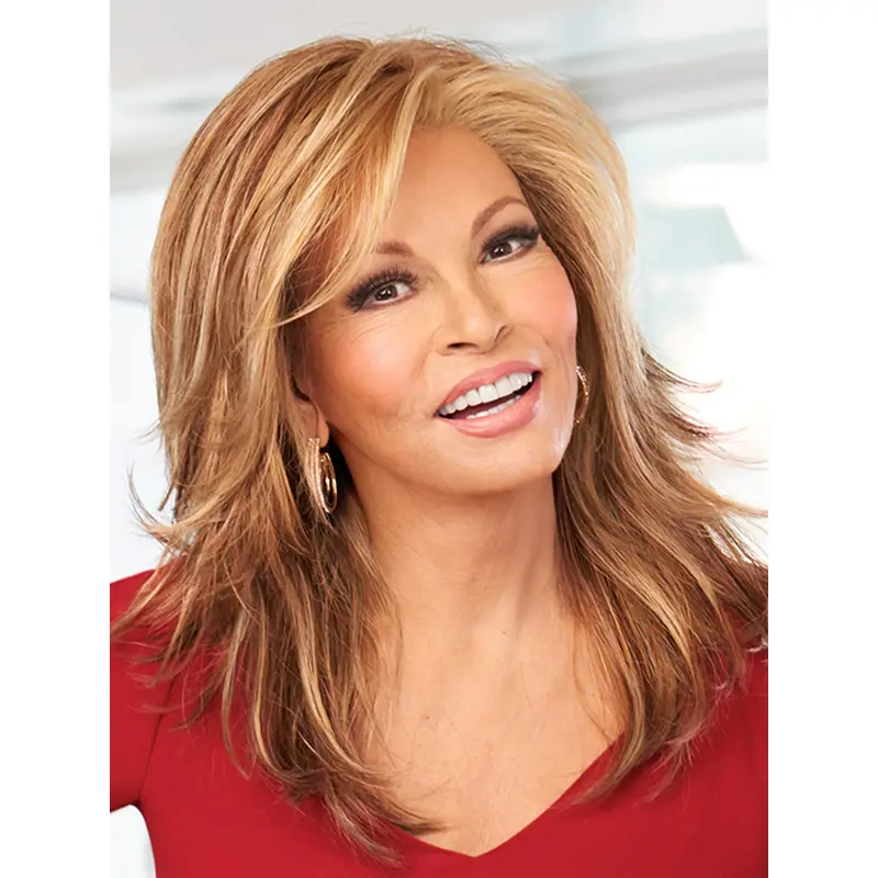 Flexibility Layered Straight Brown Long Wigs