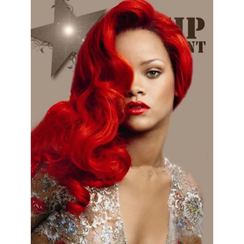 Sexy 18 Inches Long Wavy Capless Human Wigs