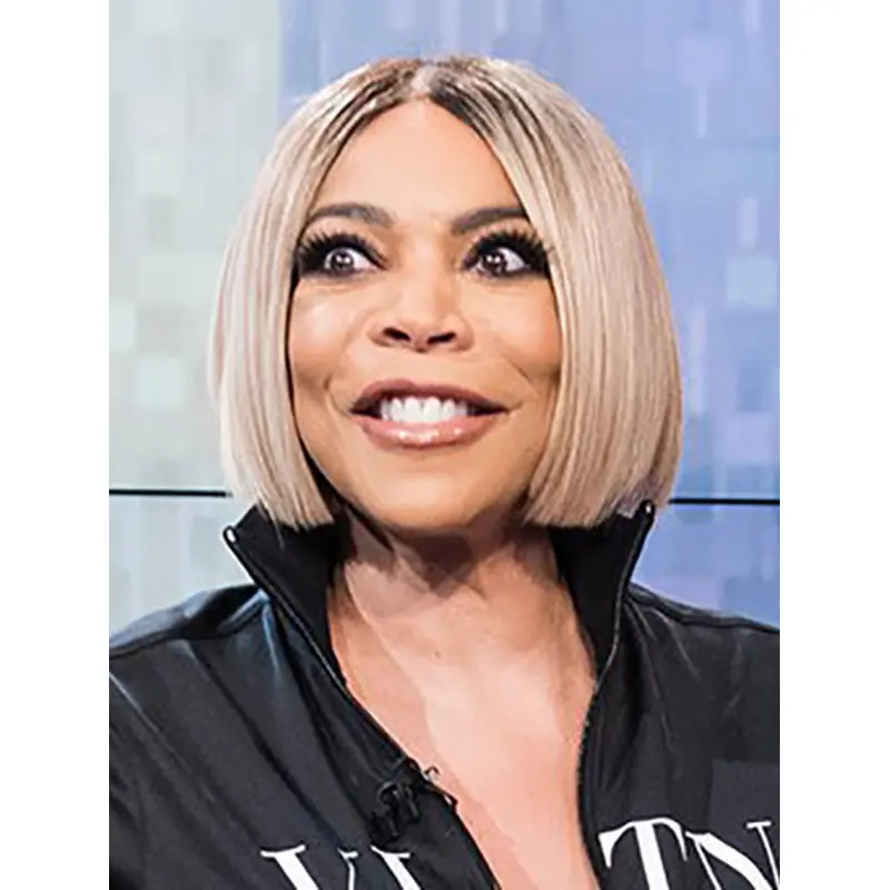 Lace Front Chin Length Grey Straight Bobs Wendy Williams Wigs