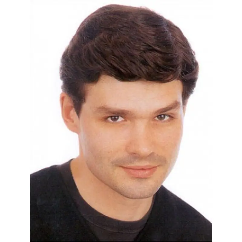 Hairstyles Monofilament Wavy Short Men Toupees