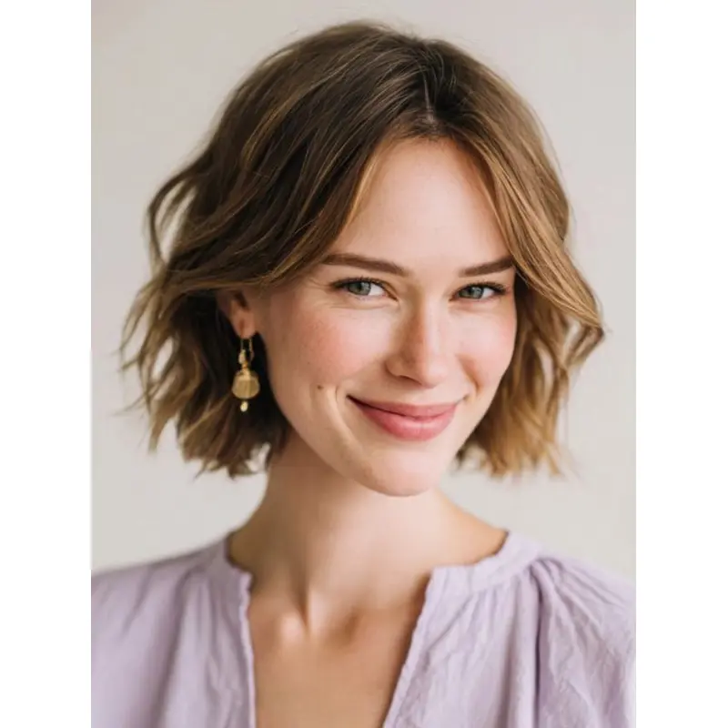 Medium Length Lace Front Wigs Ombre/2 tone 10" Bobs Wigs