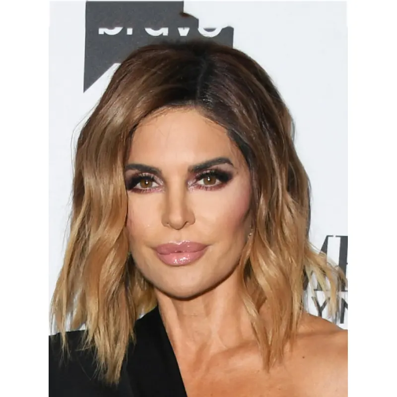 14" Shoulder Length Capless Synthetic Bobs Lisa Rinna Wigs