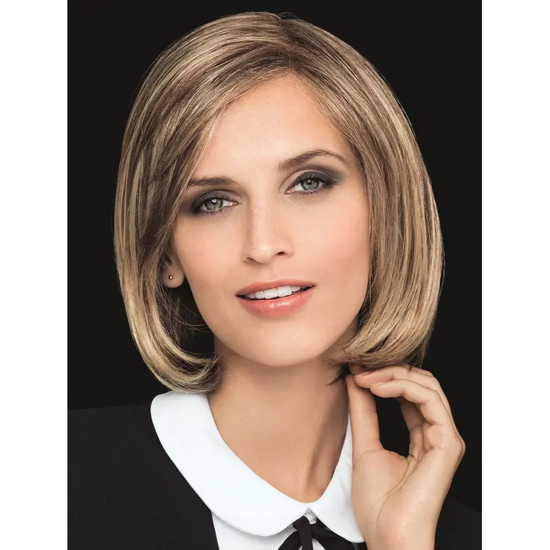 Bobs Synthetic Blonde 12" Straight Chin Length Best Quality Lace Wigs