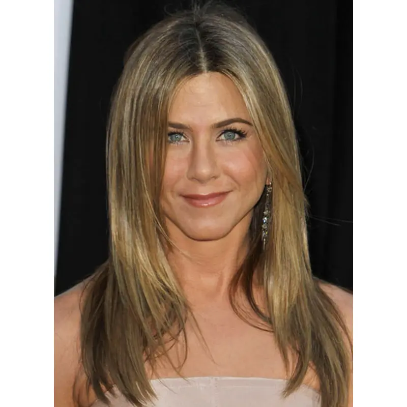 Top Blonde Straight Long Jennifer Aniston Wigs