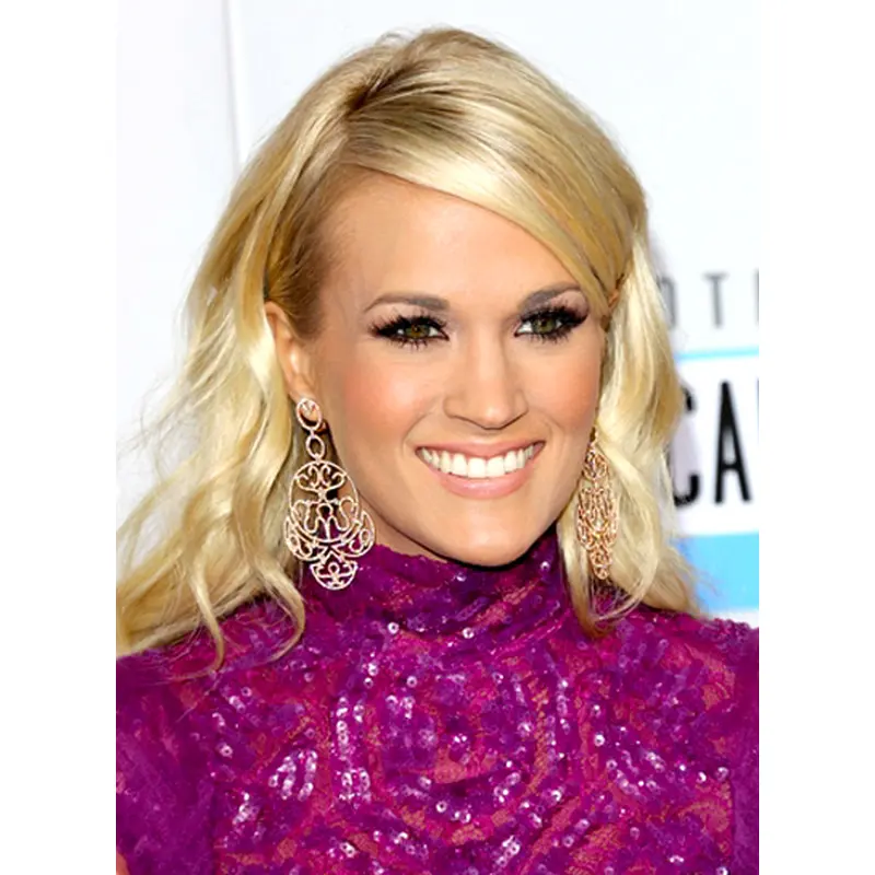 Affordable Blonde Wavy Long Celebrity Wigs