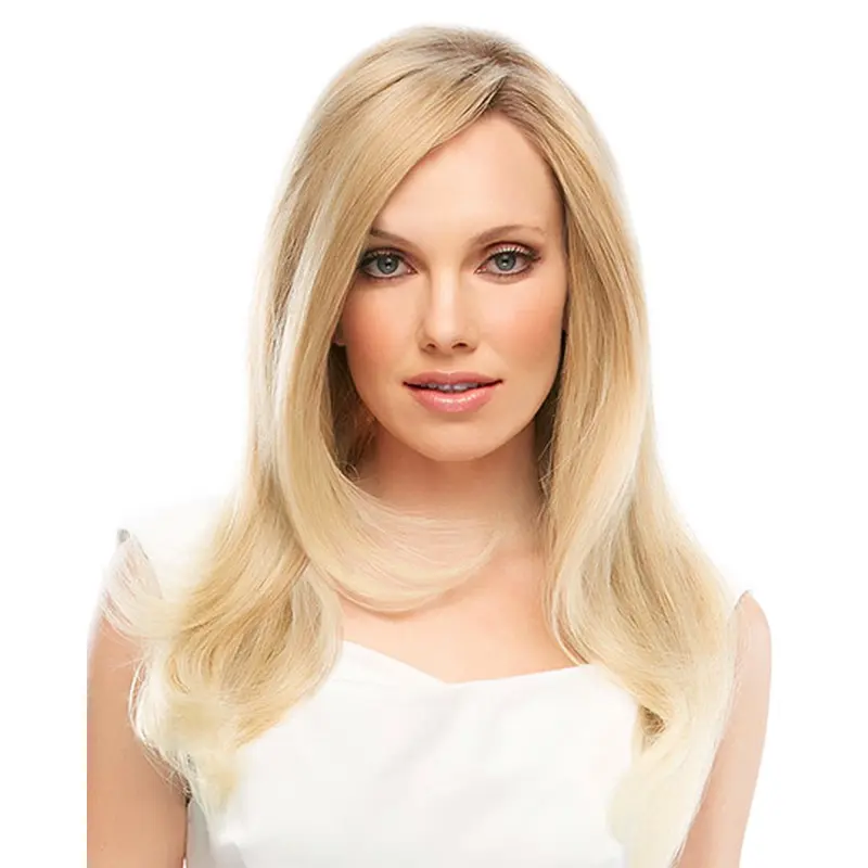 Glamorous Blonde Lace Front Remy Human Hair Long Wigs