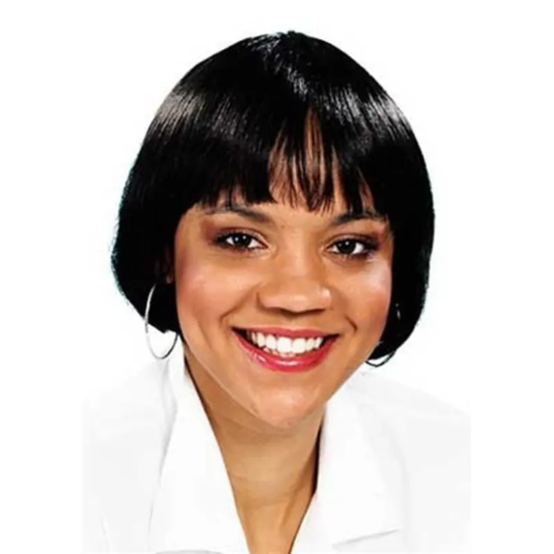 Amazing Black Straight Short African American Wigs