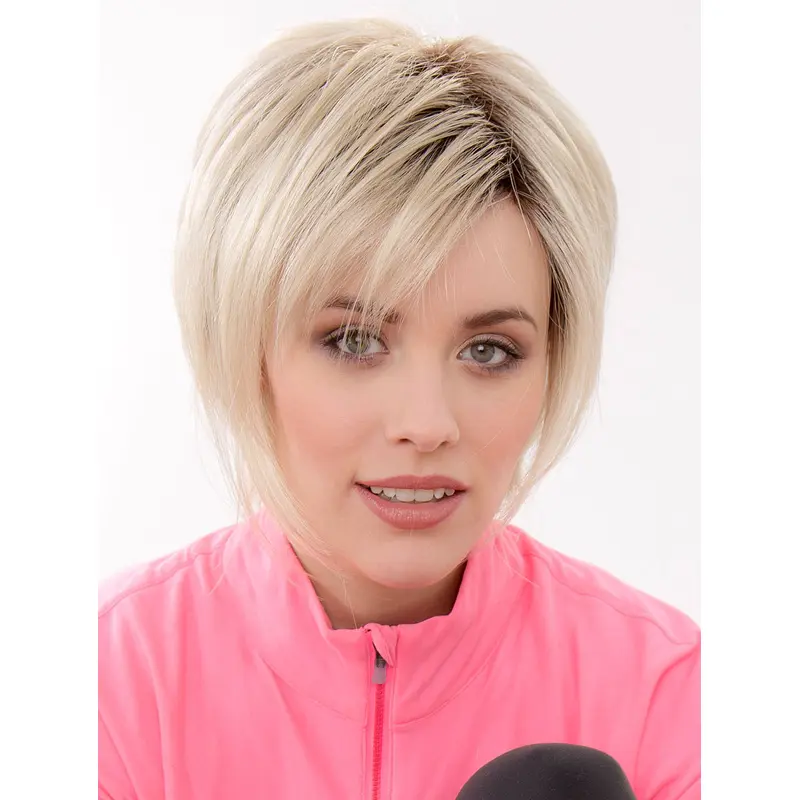 Discount 8" Short Straight Blonde Bob Wigs