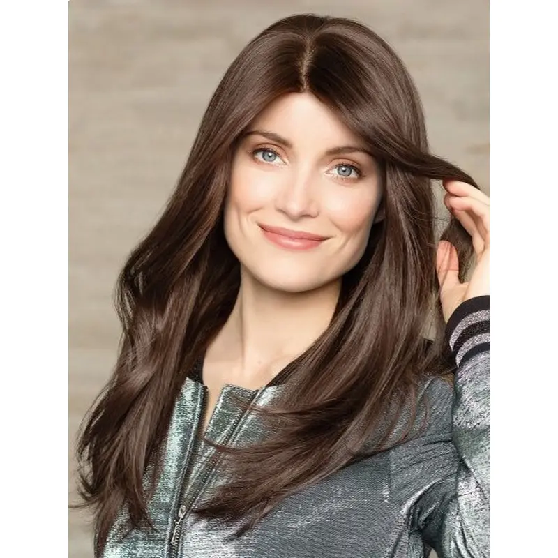 20" Long Straight Brown Buy Lace Wigs