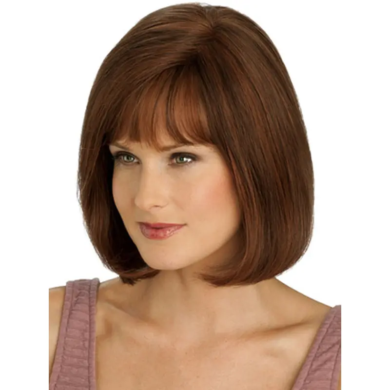 Braw Monofilament Straight Chin Length Full Lace Wigs