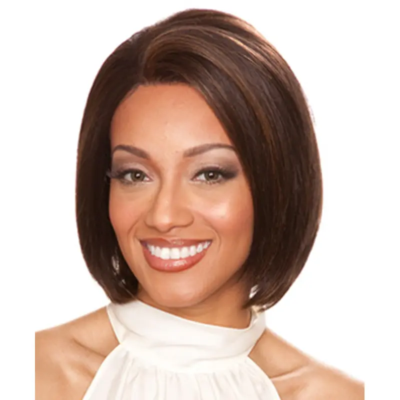 Auburn Exquisite Lace Front Indian Remy Hair Medium Wigs