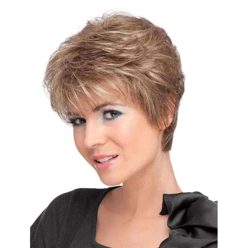 Boycuts Wavy Synthetic Short Wigs