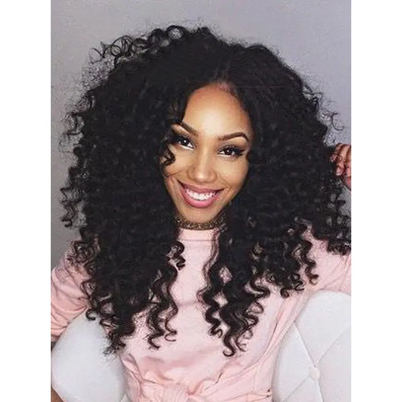 Afro American Kinky Curly Human Hair