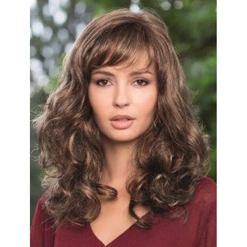 Braw Synthetic Lace Front Wavy Long Wigs
