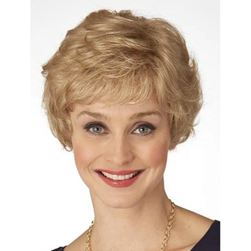 Affordable Blonde Wavy Short Classic Wigs