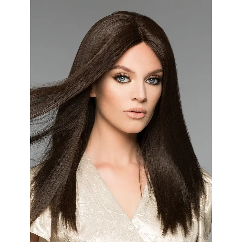 Straight Monofilament Black Wigs For Women That Look Real